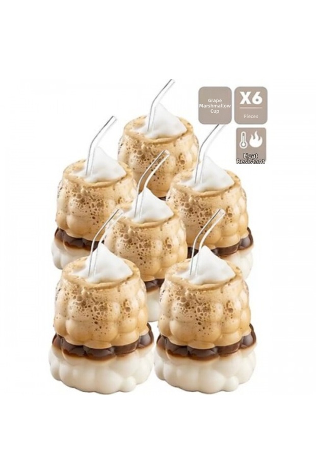 طقم أكواب عنب (60 مل) - 6 قطع ILKELGRP-ET445