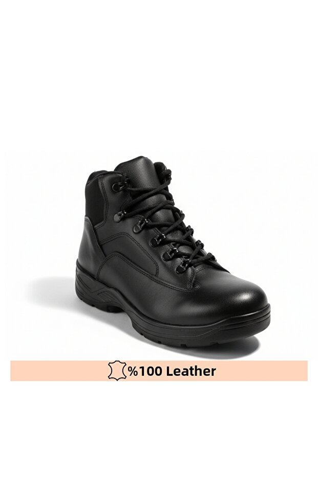 Genuine Leather Black Special Safety and Winter Boots 36-47