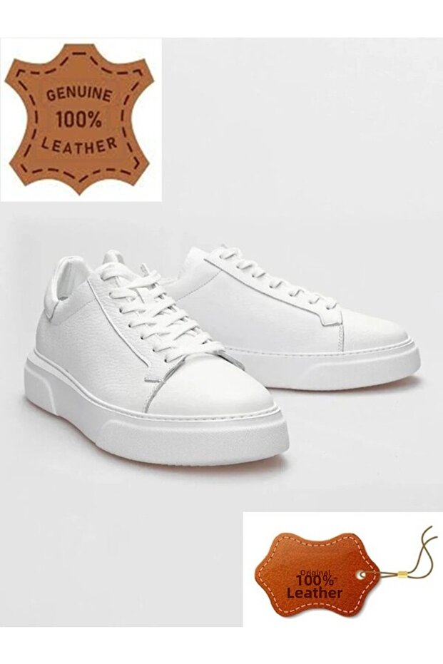 Makras Genuine Leather Tommy Sneaker Trend Casual Shoes