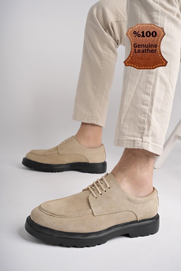 Samuel Guaranteed Daily Classic Genuine Leather Casual Comfortable Orthopedic Thick Sole Men's Shoes