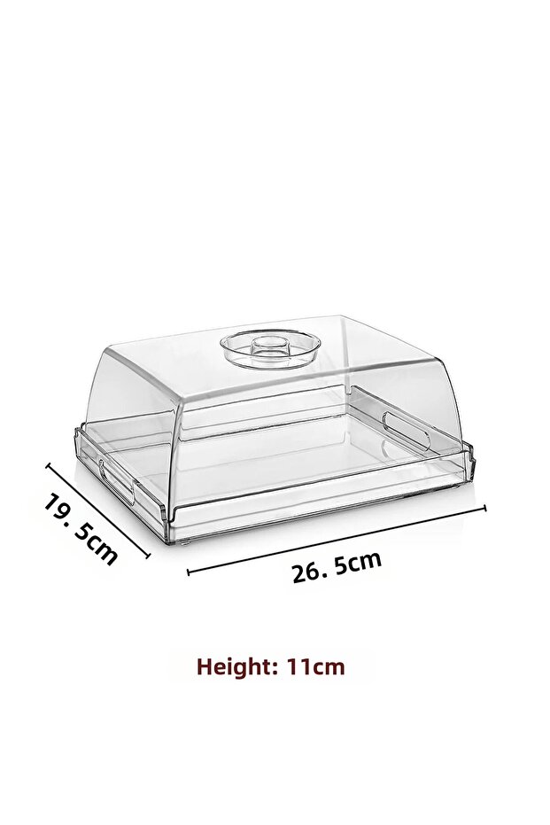White Stylish Cake Dish and Cake Presentation Stand, Multi-Purpose Use - 2