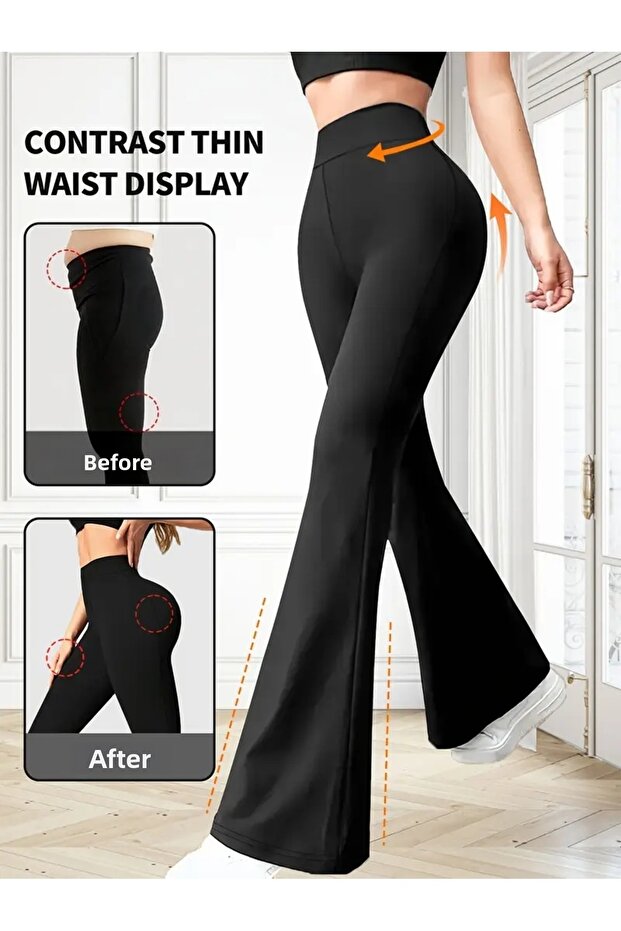 High Waist Tummy Control No Show Spanx Leggings Black