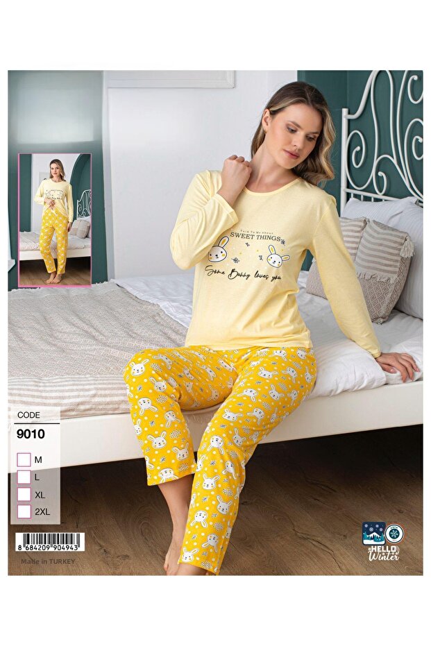 Σετ Πιτζάμες Βαμβακερές Χτενές - 1