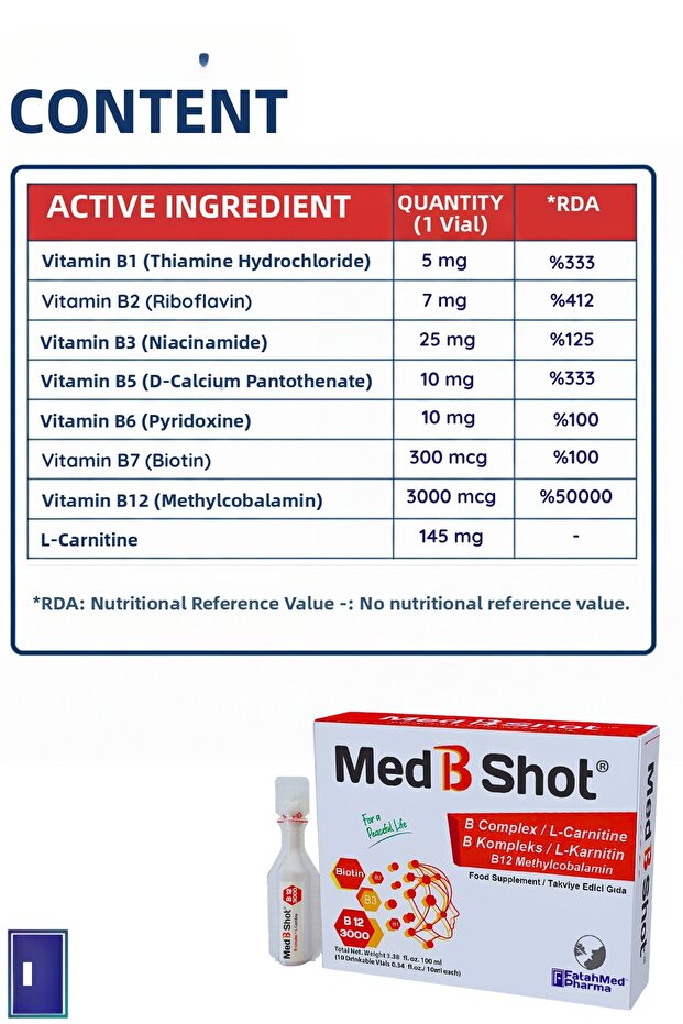 المعسل الملكي 1000 ملغ - فيتامين سي وإي الطازج من غذاء النحل - Med B Shot، فيتامين مركب B12. (ميثيل كوبالامين) - 4