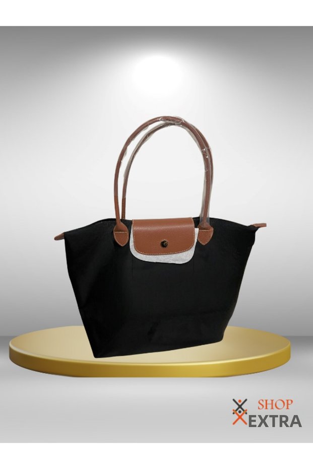 Foldable Shoulder Bag - Shopper Bag Women's Bag No:2-(38 X 27 cm X 10 cm)