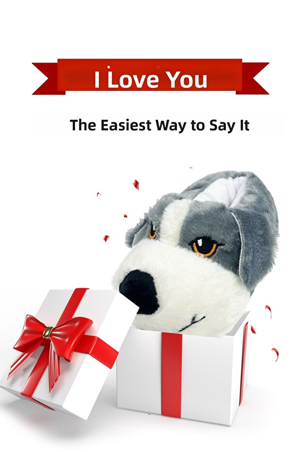 Soft Sole Cute Dog Slippers - 2