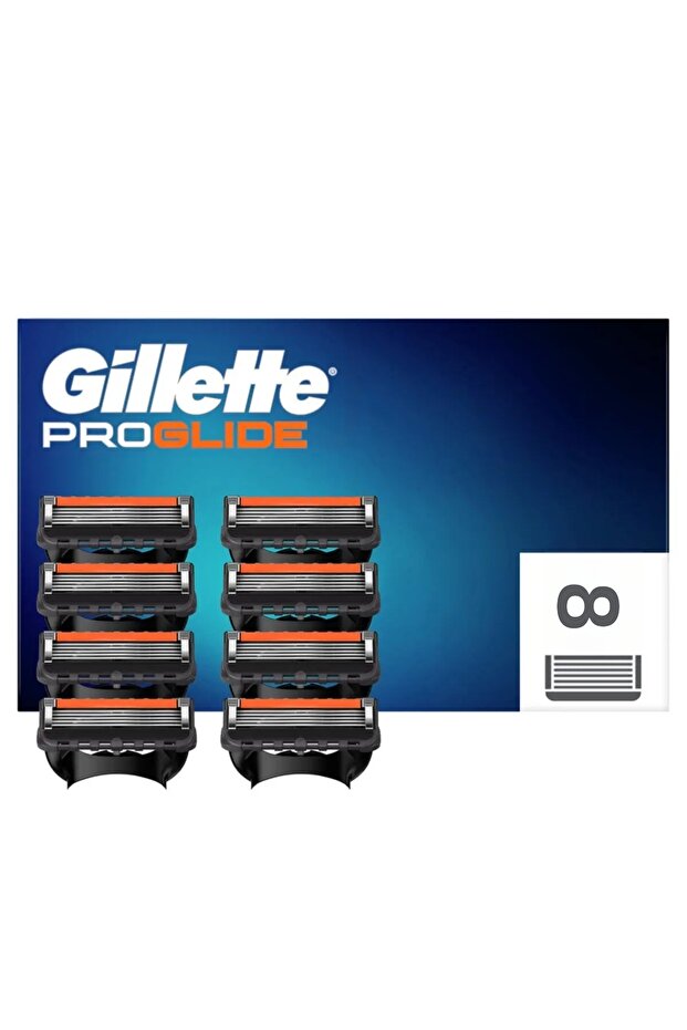 شفرات الحلاقة الاحتياطية Fusion Proglide 8 قطع - عبوة من الورق المقوى
