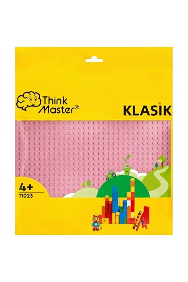 Classic Plate Pink (Floor) Compatible with Building Toy - Classic Floor 25Cmx25Cm Dimensions 11024