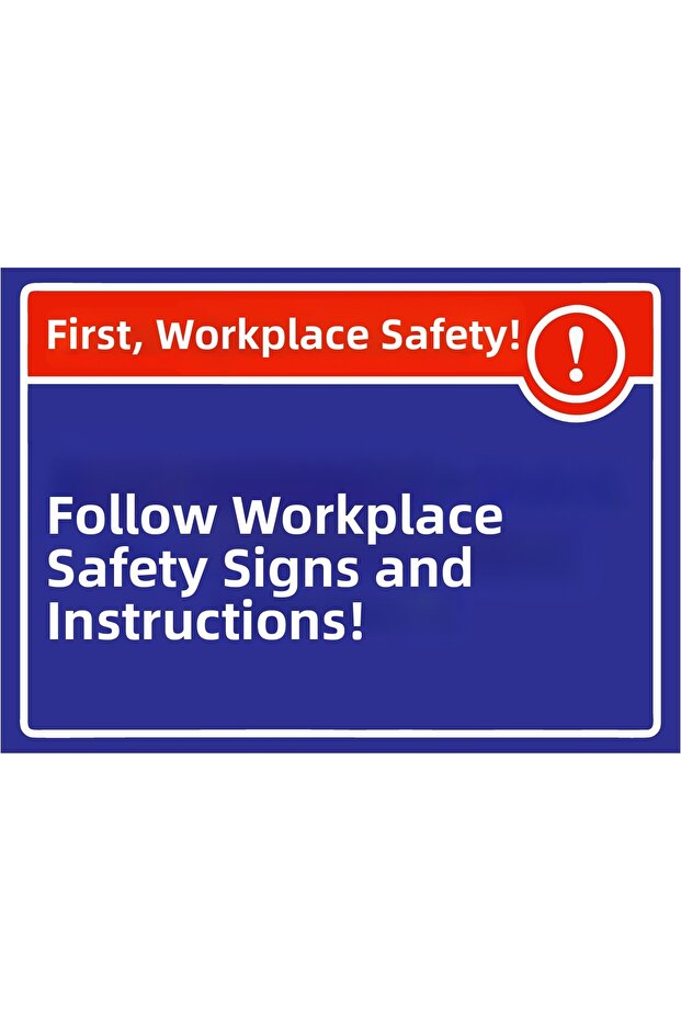 Comply with Occupational Safety Signs and Markings! Isg Warning Sign Pvc A5 15X21 cm