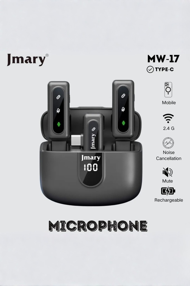MW-17 Wireless Lavalier Microphone TYPE-C for Android and iPhone