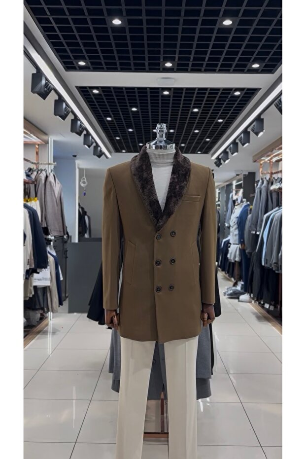 Slimfit Double Breasted Stamp Coat