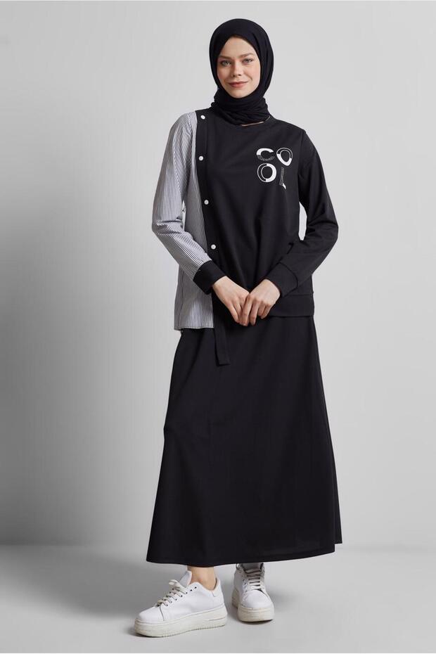طقم رياضي مع تنورة 44747