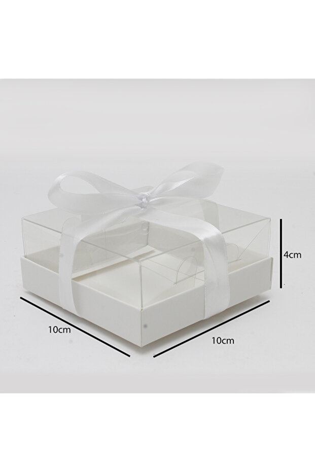12 قطعة من علب توزيعات شفافة