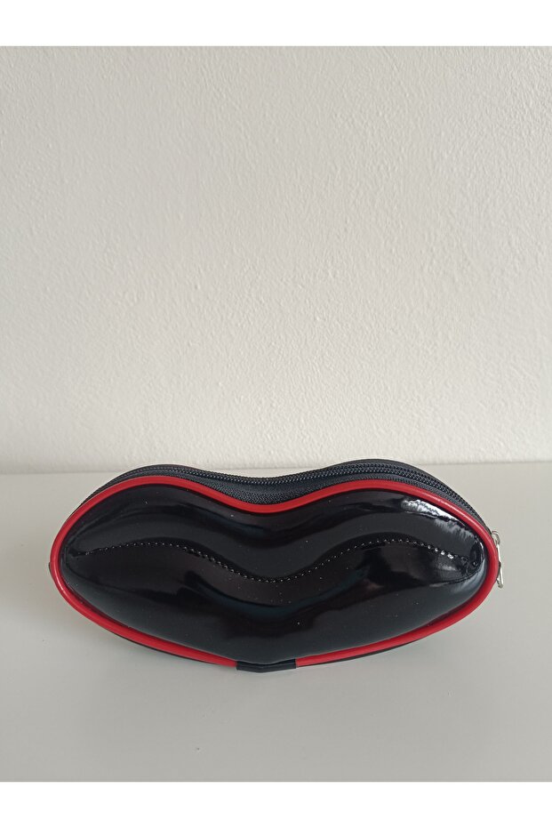 Women's Black Leather Makeup, Stationery, Pen Holder, Gift, Cosmetic Bag