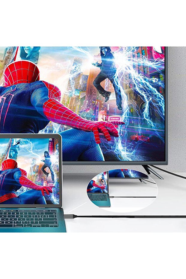 K-01E TYPE-C=-DP 4K GÖRÜNTÜ AKTARIM KABLOSU - 6