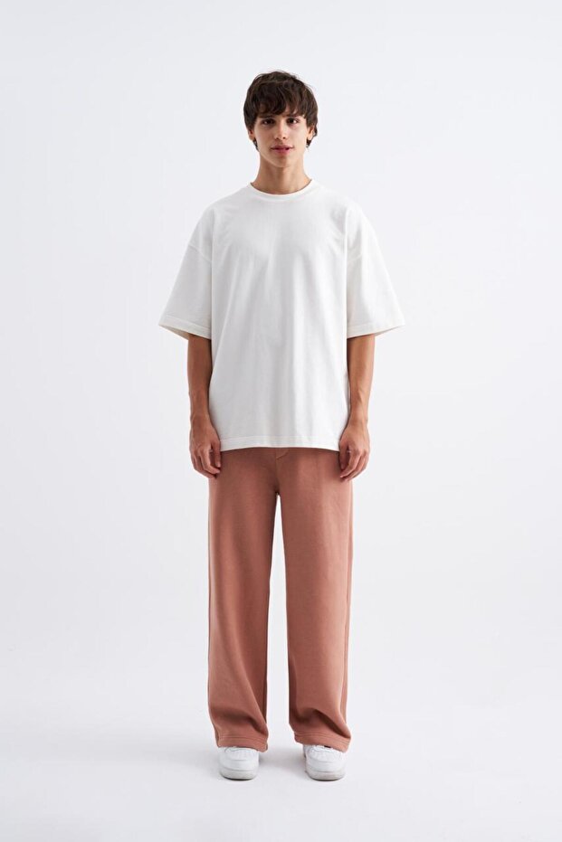 Men's Oversized Baggy Sweatpants Copper
