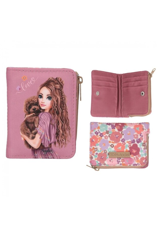Cüzdan Çiçek Desenli - 1