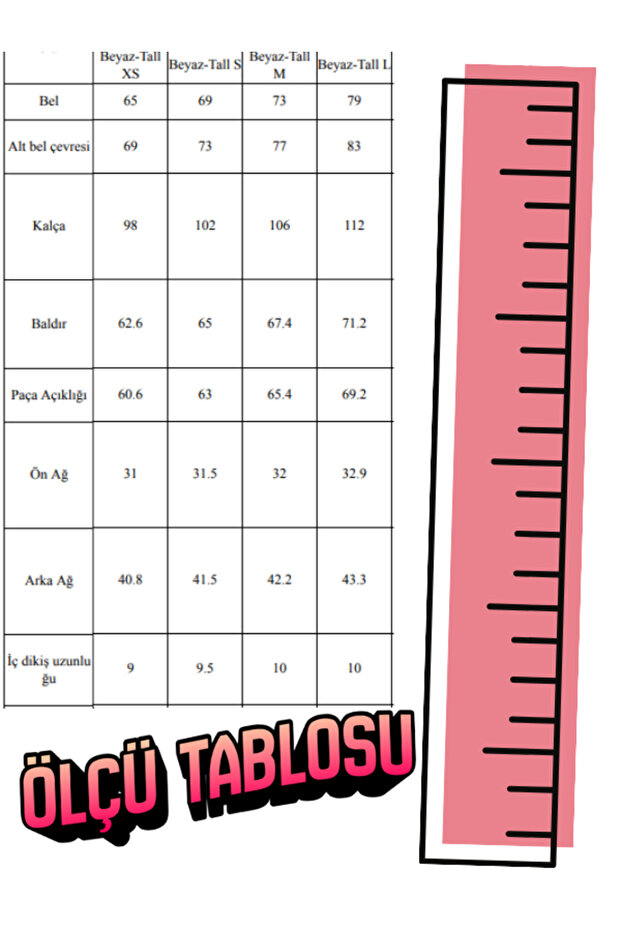 Yüksek bel denim şort - 7