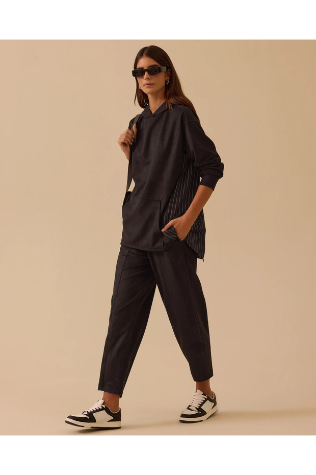 Lace-Up Ankle-Length Pants - 1