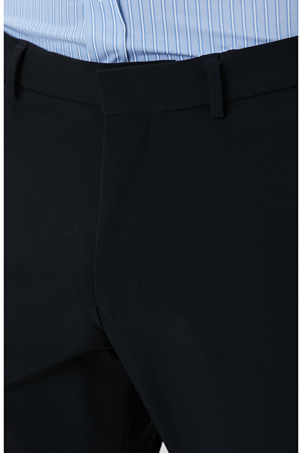 Siyah N Tech Yan Pantolon - 4