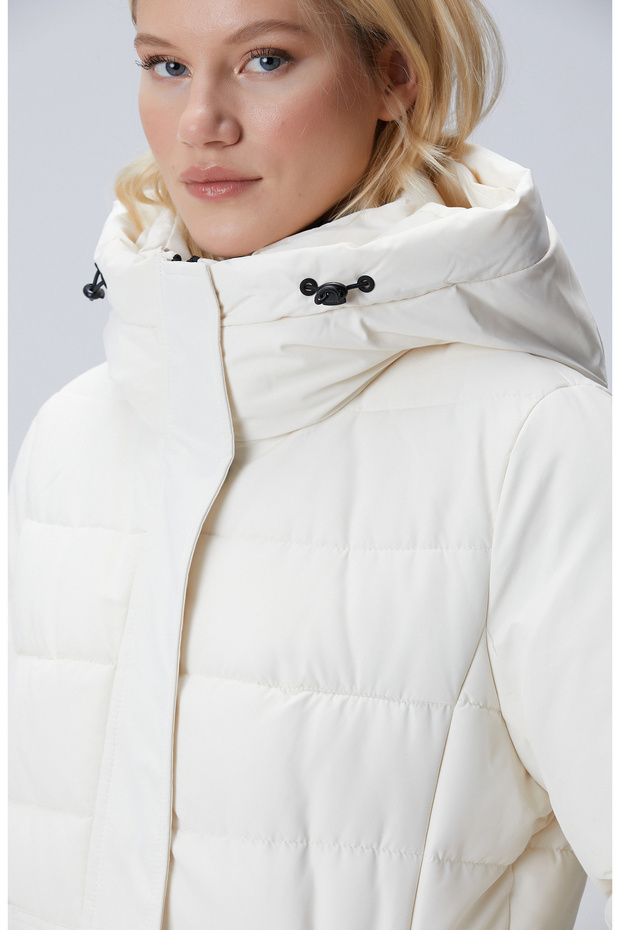 N-Tech Kırık Beyaz Puffer Kaban - 7