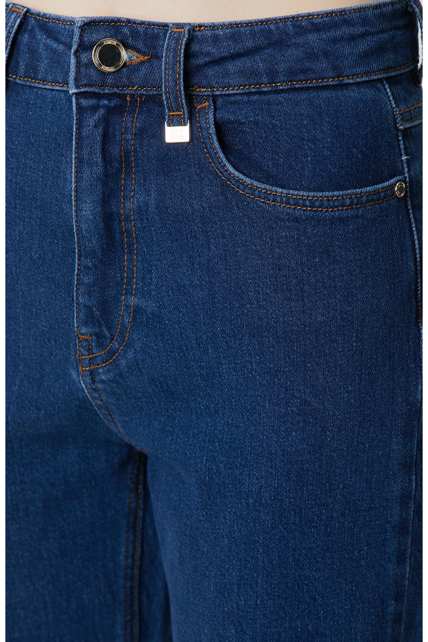 İndigo Denim Pantolon - 6