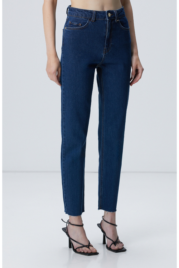 İndigo Denim Pantolon - 4
