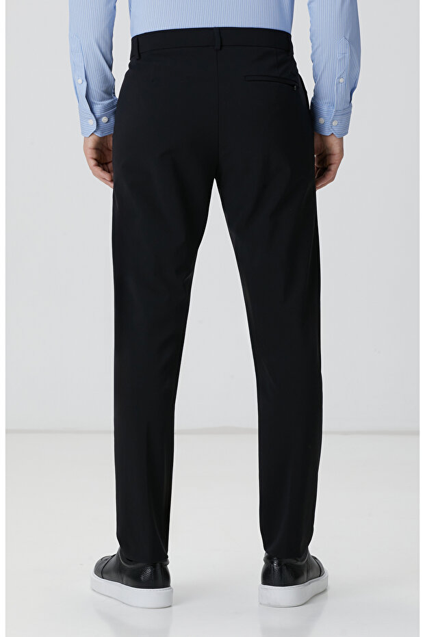 Siyah N Tech Yan Pantolon - 3