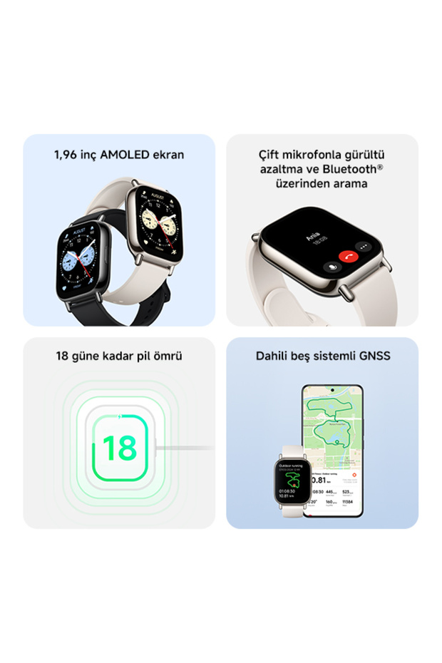 Redmi Watch 5 Lite Siyah Akıllı Saat - Sesli Görüşme Özellikli, Sağlık Takibi (Xiaomi TR Garantili) - 3