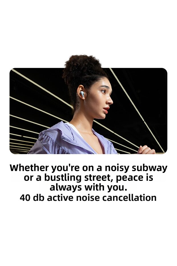 سماعات ريدمي بودز 6 لايت - سياه - 5