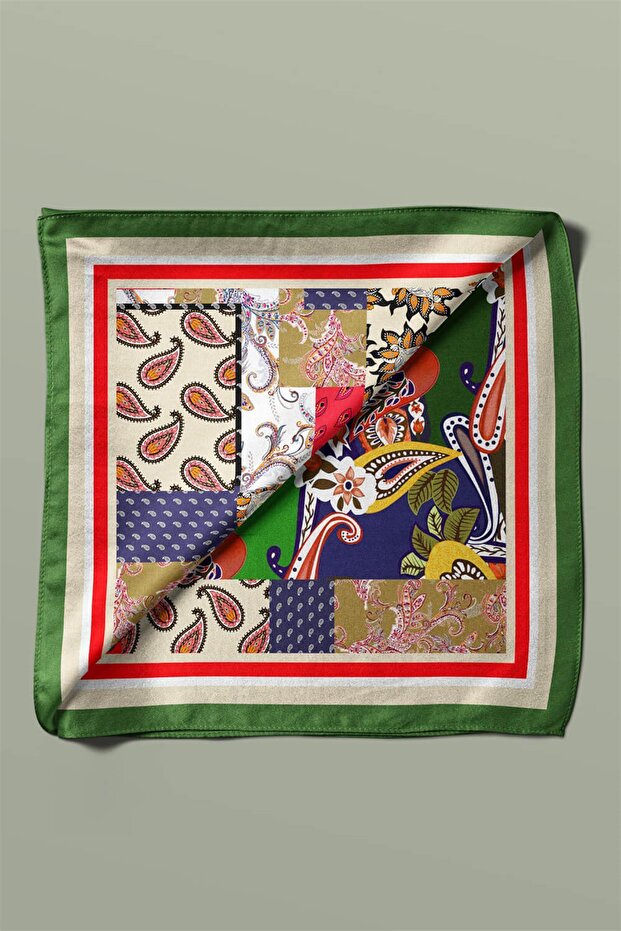 F71 PATCHWORK FOLKLORIK BANDANA DG11988 - 6