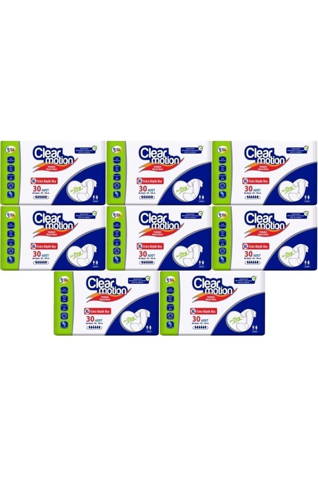 Adult Diapers with Waist Band XL - Extra Large - Extra Large 240 Pieces (8Pk*30)