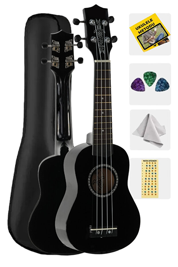 Soprano Siyah Ukulele (OUTLET) - 1