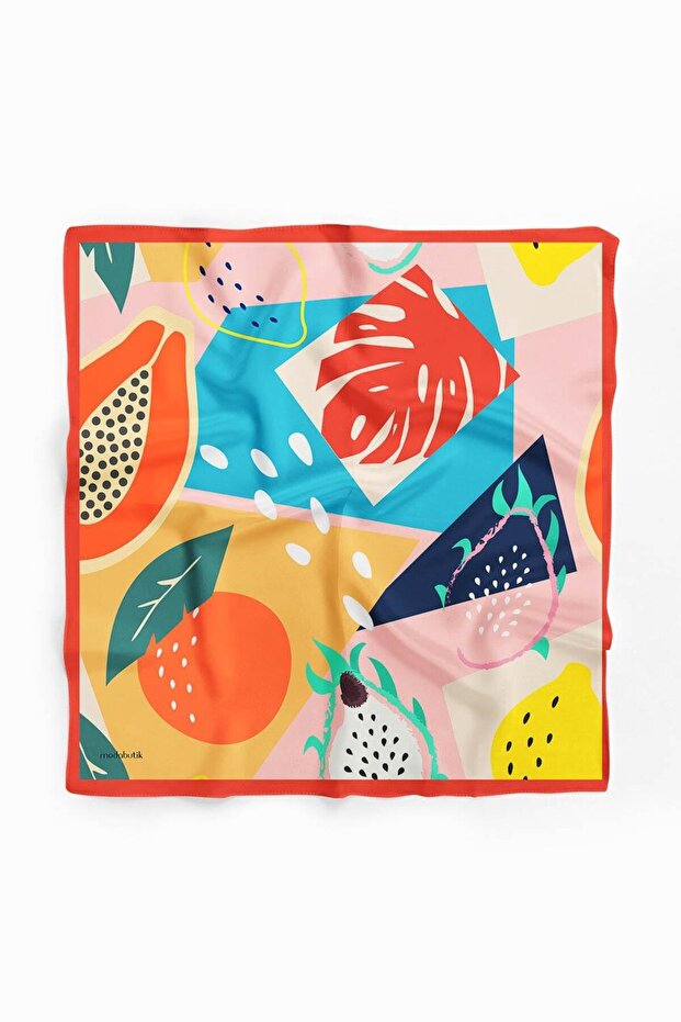 باندانا منقوشة هندسية - 2