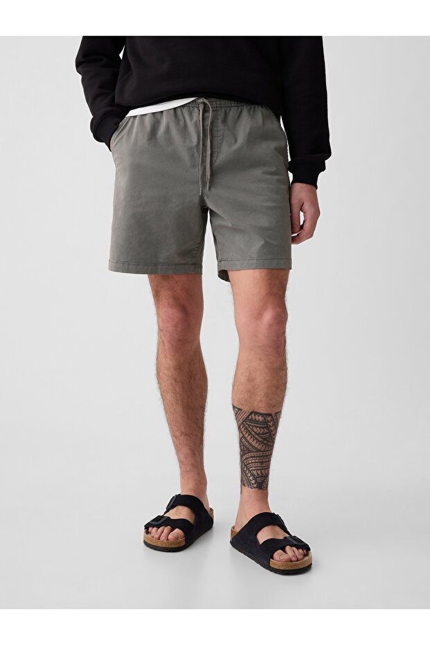 Erkek Gri Easy Şort - 6