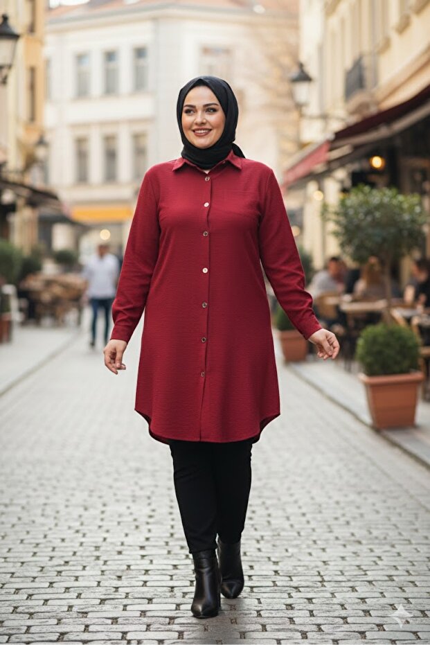 BATTAL BEDEN SÜET TUNİK - 2