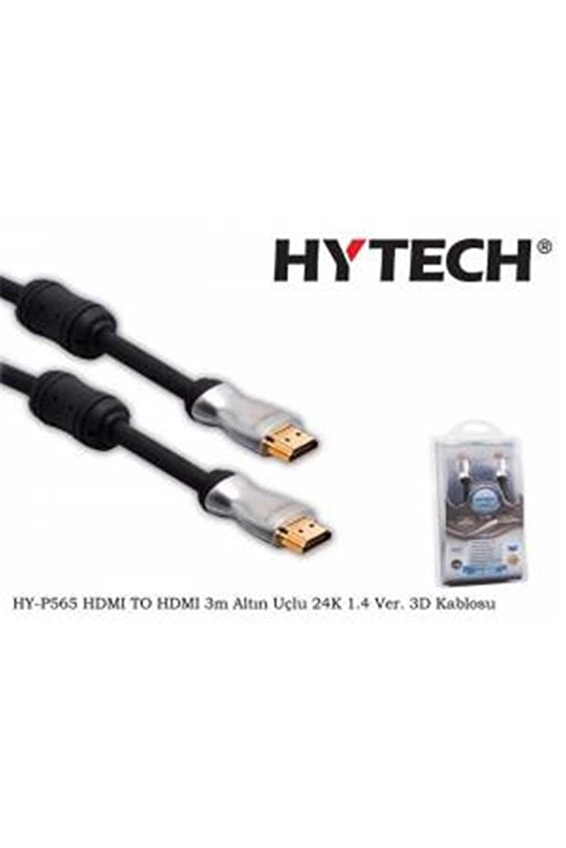 HY-W290 1.3mt Mini Hdmi m-m 1.4 إصدار 24k كابل ذهبي ثلاثي الأبعاد