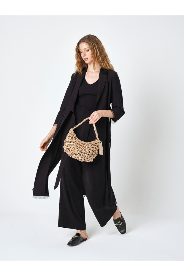 Pi̇erre Cardi̇n Women's Straw Hand Bag 05Pc25Y20268