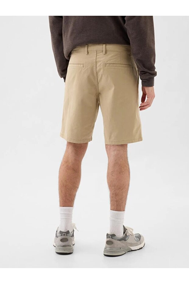 Erkek Bej Essential Şort - 3