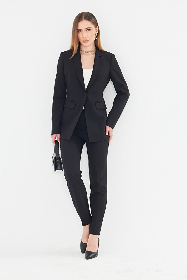 Single Button Classic Set Black - 6