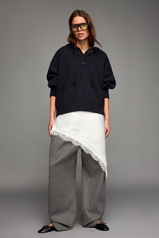 Kapüşonlu sweatshirt - 3