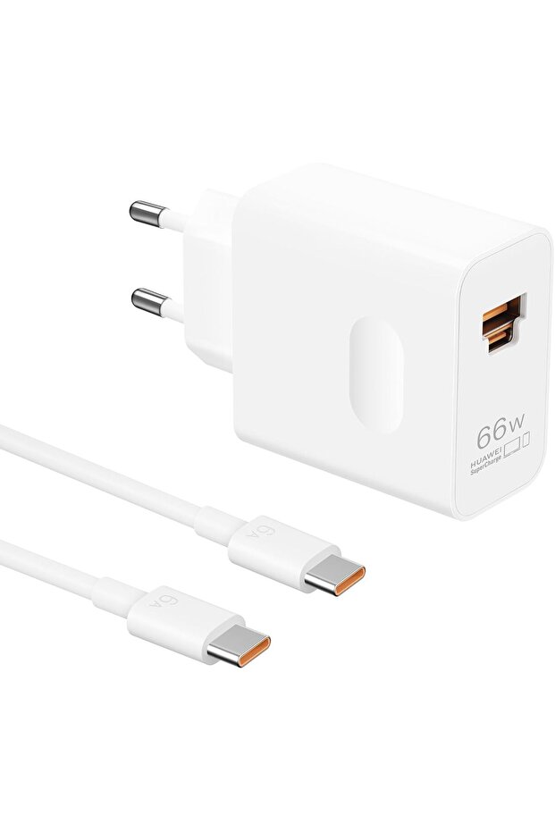 SuperPower Şarj Cihazı (Max. 66W) Beyaz ios ve android Tablet ve Telefonlara Uyumludur - 1