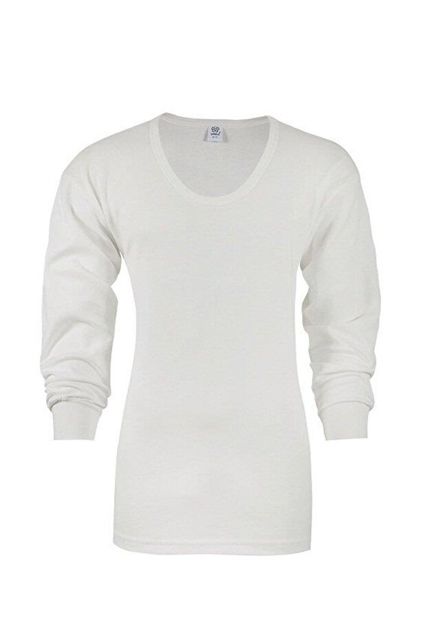 46 Men's Premium Cream Cotton Interlock Warm Non-Itchy Comfortable Long Sleeve Top Underwear