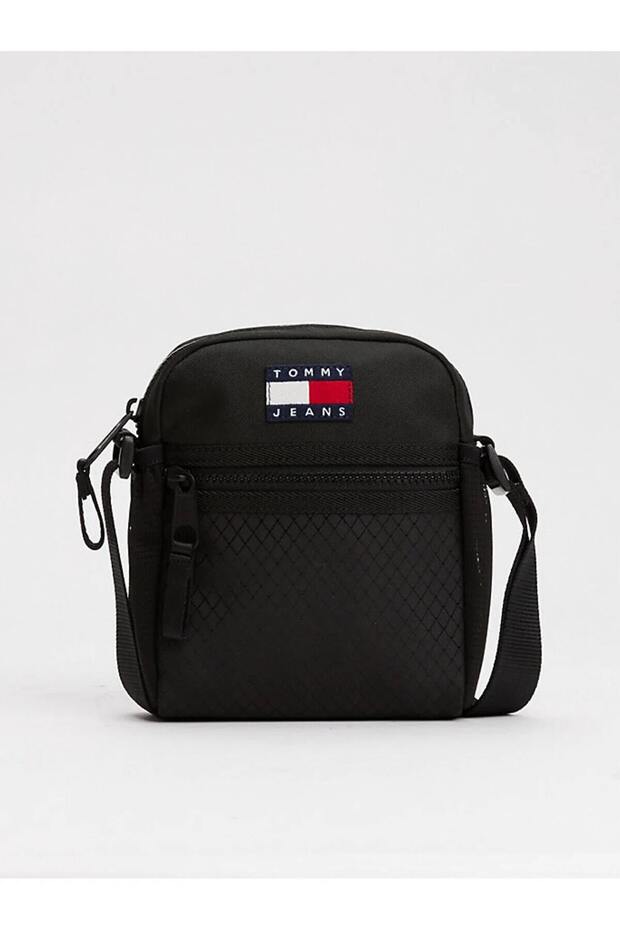 Men's Black Crossbody Bag