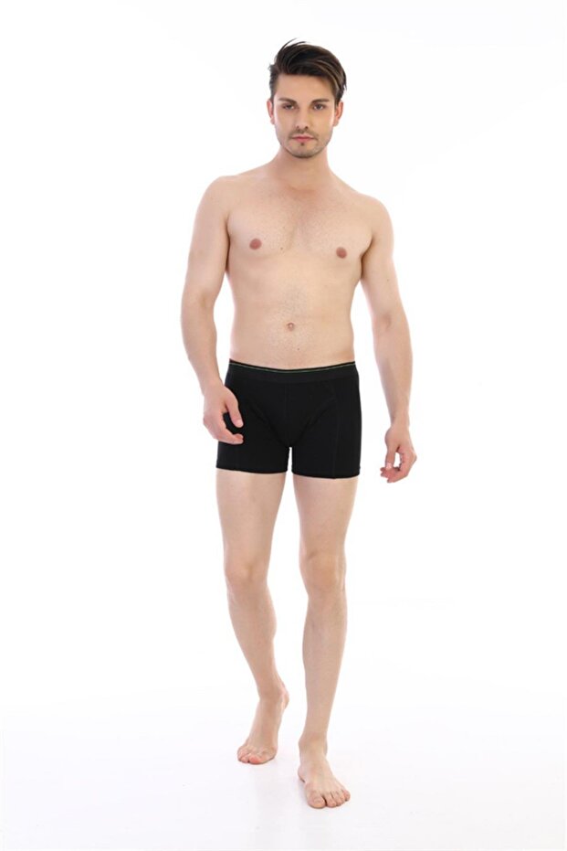 Çift Kaplan 889 Erkek Elastanlı Boxer - 2