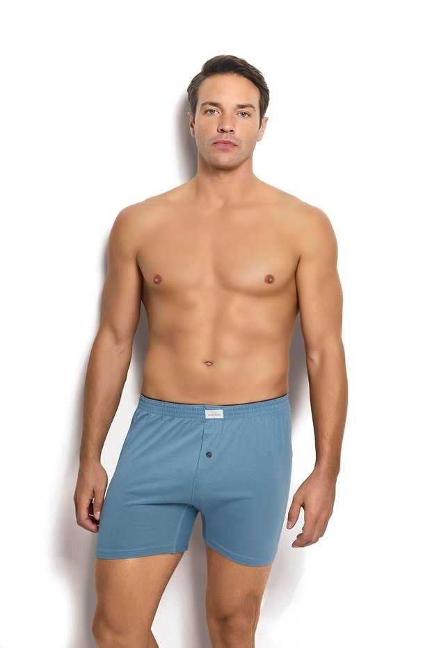 Men's Premium Cotton Towel Waist Comfortable Buttoned Boxer 1 Piece