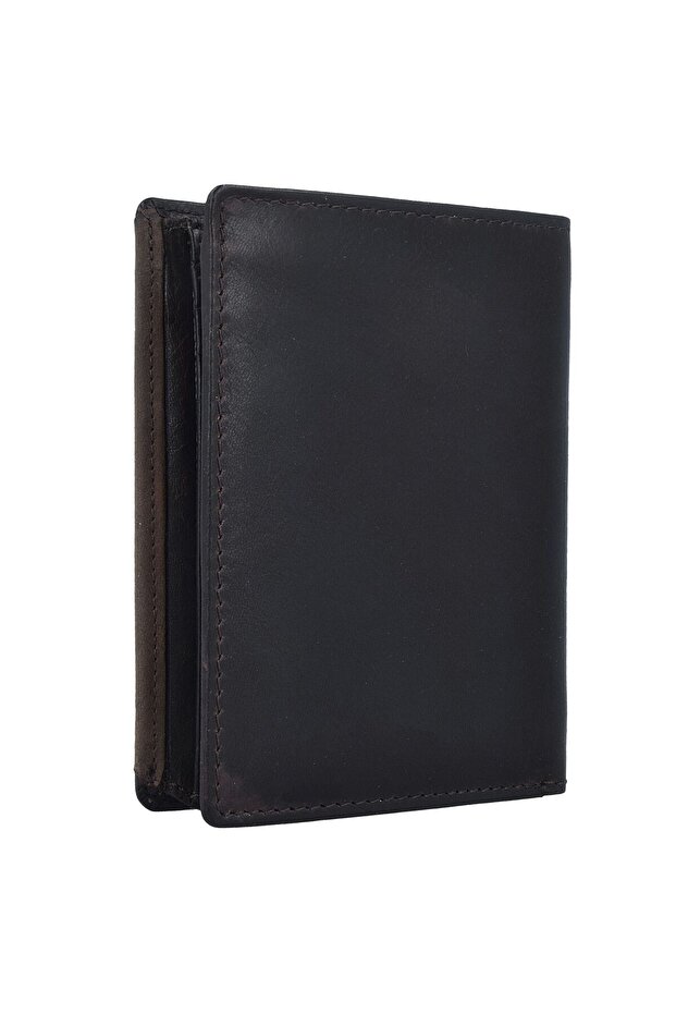 Camden Silverbörse Leder 10 cm - 4