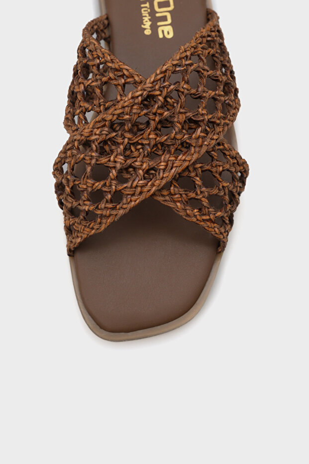 Loree Hasır Kadın Terlik - 4