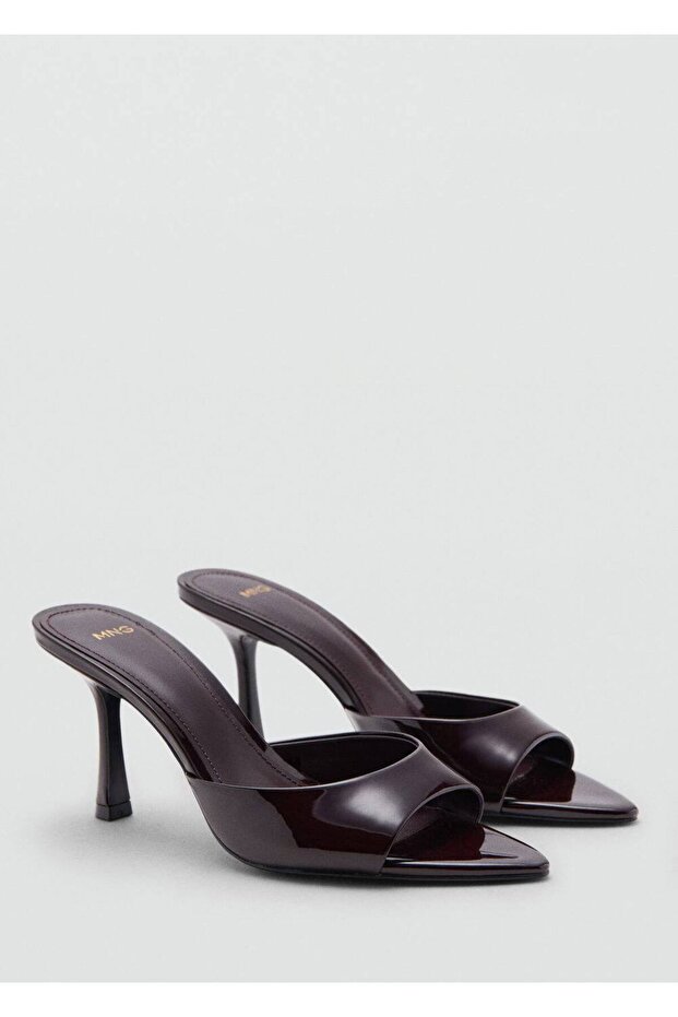 Rugan topuklu sandalet - 1