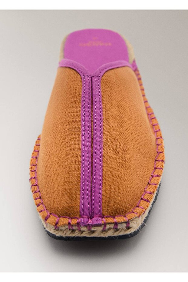 Kontrast detaylı terlik - 3